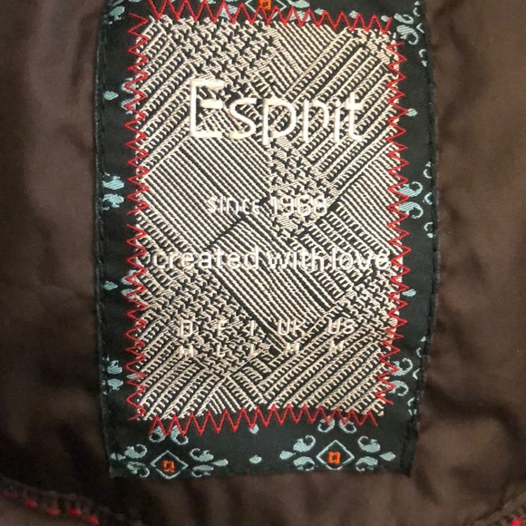 SALE NWOT ESPRIT Brown Down Puffer Vest - Picture 5 of 8